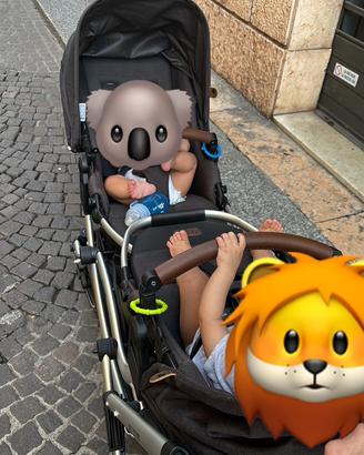 Passeggino gemellare duo