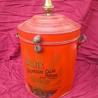 latta scatola pubblicitaria vintage cacao 