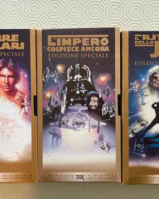 Star Wars trilogia VHS originale