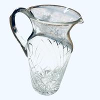 Caraffa (o brocca) in cristallo molato a mano