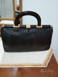 Borsa di vero coccodrillo