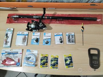 set canna da pesca