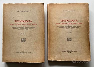 TECNOLOGIA DELLA TINTURA DELLE FIBRE TESSILI 2 VOL