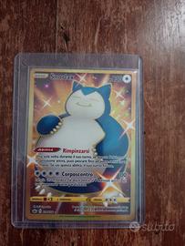 carta pokemon Snorlax Gold