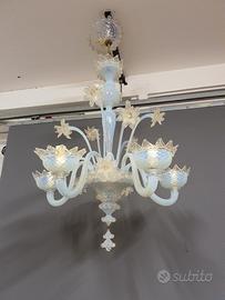 lampadario in vetro di murano 