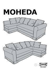 Divano letto angolare MOHEDA
