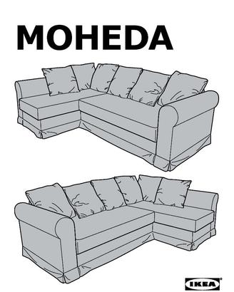Divano letto angolare MOHEDA