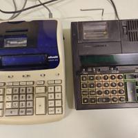 Coppia di calcolatrici Olivetti