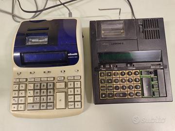 Coppia di calcolatrici Olivetti