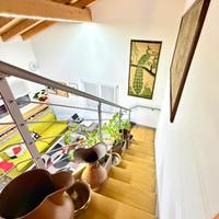 Porta vasi e candelabro in ottone e rame