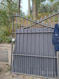 cancello ferro due ante