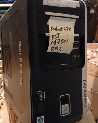 Computer packard bell socket 775, ram ddr2 da 2gb,