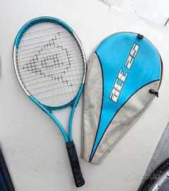 Racchetta da tennis vintage in alluminio con custo