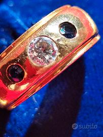 Anello Vintage Anni '40 in Oro Giallo 18k (750) 