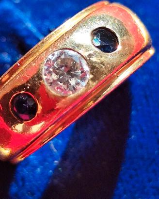 Anello Vintage Anni '40 in Oro Giallo 18k (750) 