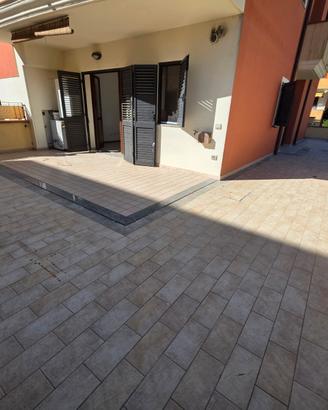 Appartamento con grande veranda