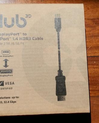 Cavo mini display port 1.4 certificato VESA 8K60