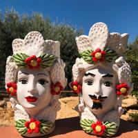 Teste di moro h 20 Caltagirone