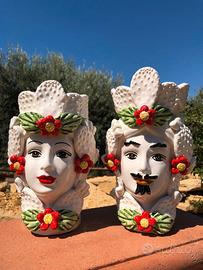 Teste di moro h 20 Caltagirone