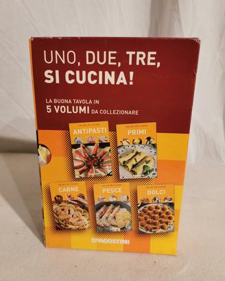 Cofanetto ricettario 5 volumi DeAgostini