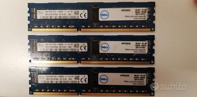 RAM DDR3 PC3L 12800R 8 GB