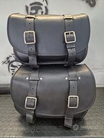 Coppia Borse Wils Hog Cuoio Harley-Davidson 