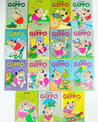 Lotto di 15 fumetti Super Geppo