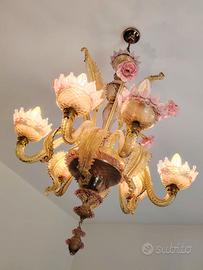 Due lampadari vetro Murano