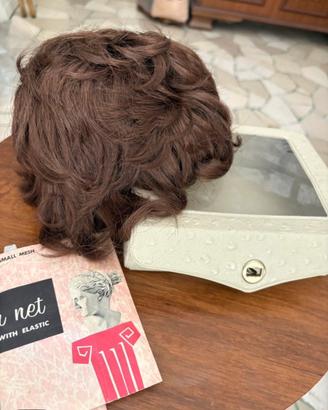 Parrucca naturale vintage USAanni ‘60 con custodia