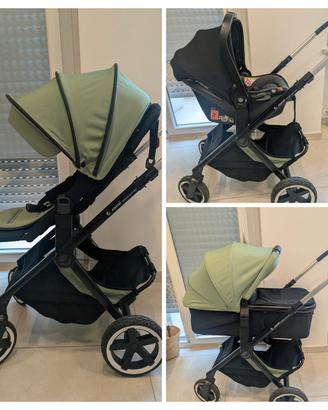 Passeggino trio Jane cross light pro