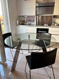 TAVOLO MODERNO ROTONDO SALA/CUCINA