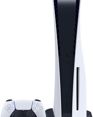 PS5 Disc Edition + Base ricarica + 5 Giochi