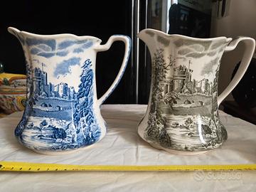 N.2 Brocche in porcellana Johnson Bros Castle Stor