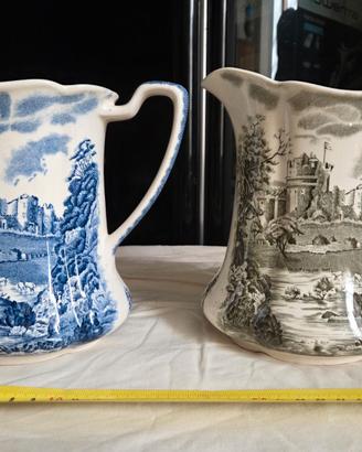 N.2 Brocche in porcellana Johnson Bros Castle Stor