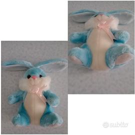 Peluche a forma di Coniglietto Azzurro & Bianco 