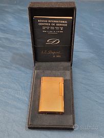 S.T. Dupont Ligne 1 Placcato Oro Scatola E Documen
