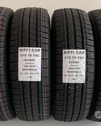4 gomme 215 70 15c kleber a1053