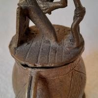 Statuetta bronzo arte antica Namibia