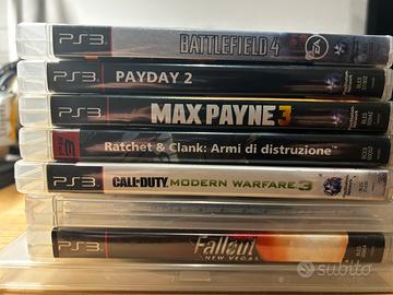 Lotto giochi PS3 originali – buone condizioni