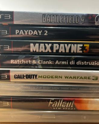 Lotto giochi PS3 originali – buone condizioni