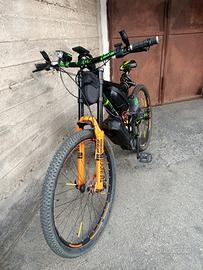 montainbic per escursioni in montagna, elettrica,