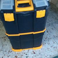 porta attrezzi con ruote