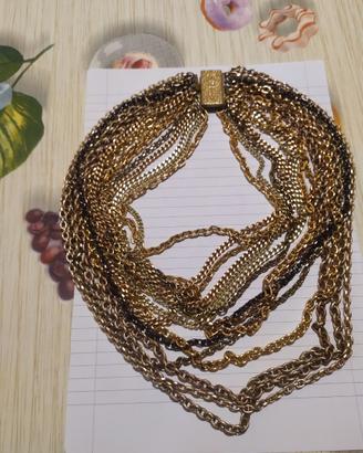 Collana vintage multifilo