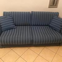 Divano  letto in tessuto blu