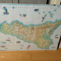 carta Aree Naturali Protette Siciliane