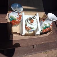 Trio Vasetti in ceramica 