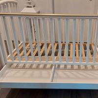 Lettino Pali con cassetto piú materasso