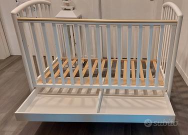 Lettino Pali con cassetto piú materasso