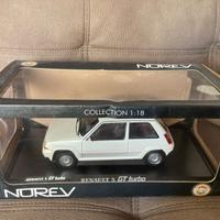 Renault 5 GT turbo 1985 1/18 Norev nuova NO BURAGO