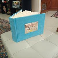 Album foto per bambini con placca in argento 